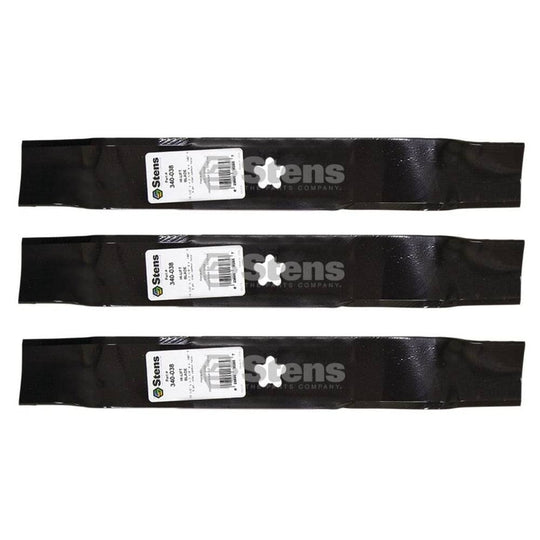 Stens Genuine Part 340 - 038 Hi - Lift Blade Pack of 3 - SLE Equipment - 2
