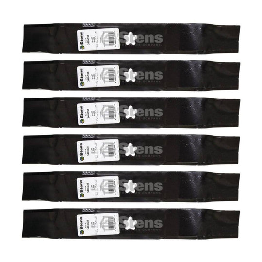 Stens Genuine Part 340 - 038 Hi - Lift Blade Pack of 6 - SLE Equipment - 1