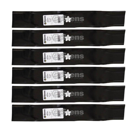 Stens Genuine Part 340 - 091 Mulching Blade Pack of 6 - SLE Equipment - 1