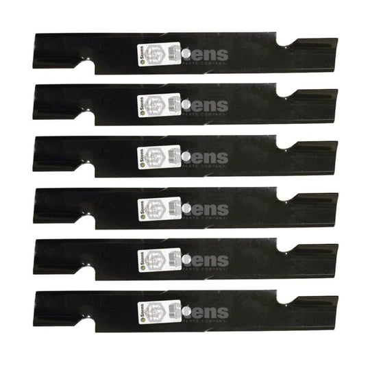 Stens Genuine Part 340 - 099 Notched Air - Lift Blade Pack of 6 - SLE Equipment - 1