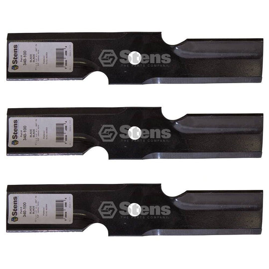 Stens Genuine Part 340 - 100 Hi - Lift Blade Pack of 3 - SLE Equipment - 2