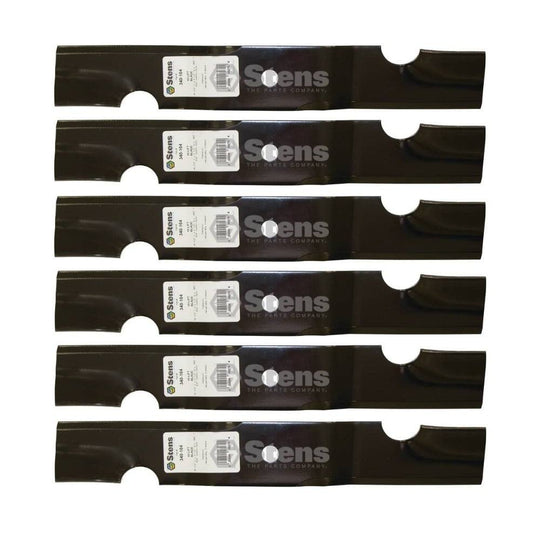 Stens Genuine Part 340 - 104 Hi - Lift Blade Pack of 6 - SLE Equipment - 1