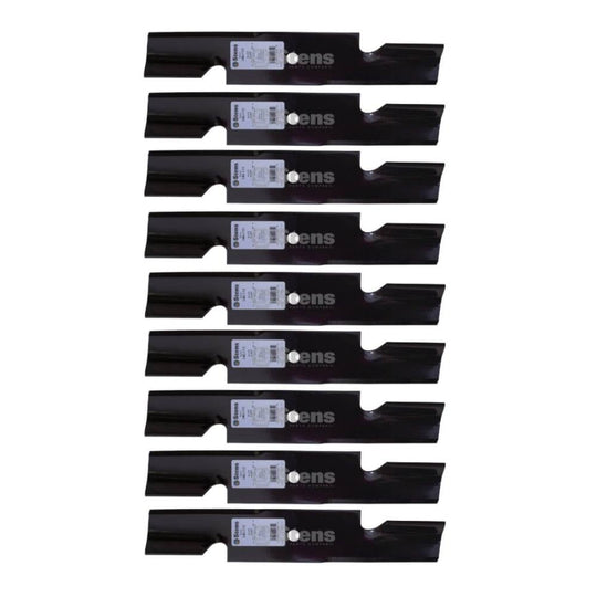 Stens Genuine Part 340 - 113 Hi - Lift Blade Pack of 9 - SLE Equipment - 1
