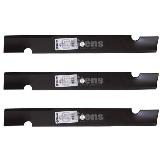 Stens Genuine Part 340 - 117 Notched Air - Lift Blade Pack of 3 - SLE Equipment - 2