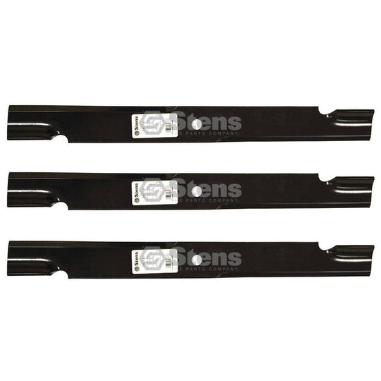 Stens Genuine Part 340 - 130 Notched Hi - Lift Blade Pack of 3 - SLE Equipment - 1