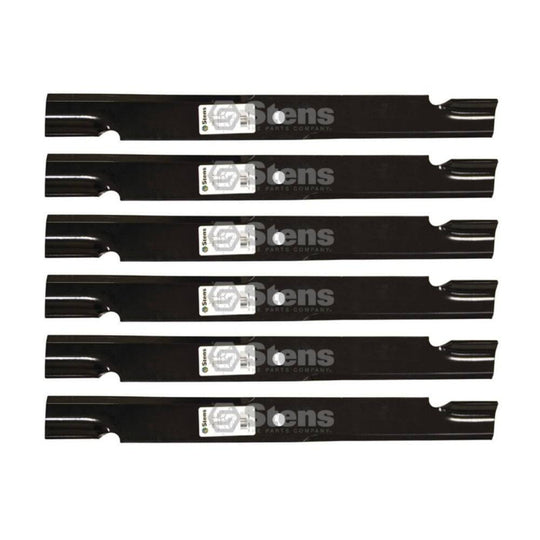 Stens Genuine Part 340 - 130 Notched Hi - Lift Blade Pack of 6 - SLE Equipment - 1