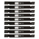 Stens Genuine Part 340 - 130 Notched Hi - Lift Blade Pack of 9 - SLE Equipment - 1