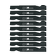 Stens Genuine Part 340 - 145 Hi - Lift Blade Pack of 9 - SLE Equipment - 1
