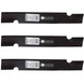 Stens Genuine Part 340 - 158 Notched Air - Lift Blade Pack of 3 - SLE Equipment - 1