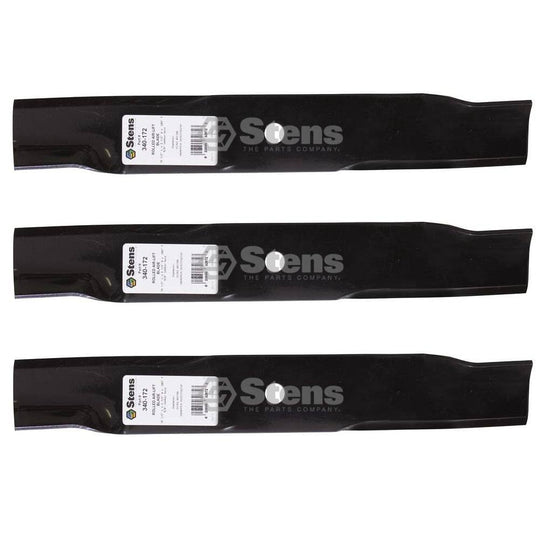 Stens Genuine Part 340 - 172 Rolled Air - Lift Blade Pack of 3 - SLE Equipment - 2
