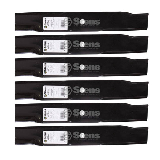 Stens Genuine Part 340 - 172 Rolled Air - Lift Blade Pack of 6 - SLE Equipment - 1