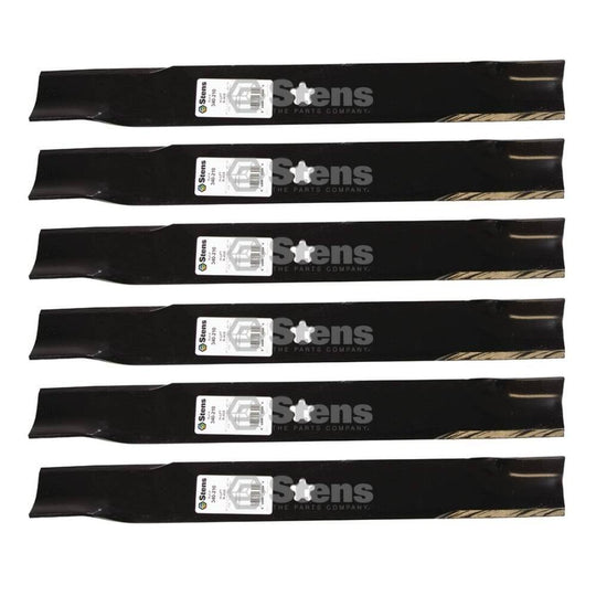 Stens Genuine Part 340 - 210 Hi - Lift Blade Pack of 6 - SLE Equipment - 1