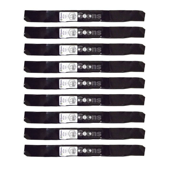 Stens Genuine Part 340 - 218 Mulching Blade Pack of 9 - SLE Equipment - 1