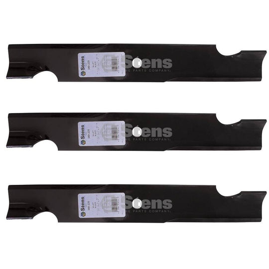 Stens Genuine Part 340 - 220 Hi - Lift Blade Pack of 3 - SLE Equipment - 2