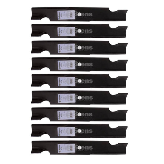 Stens Genuine Part 340 - 220 Hi - Lift Blade Pack of 9 - SLE Equipment - 1
