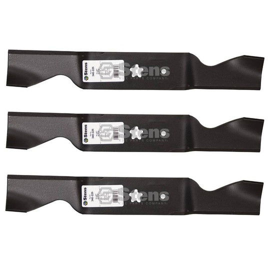 Stens Genuine Part 340 - 226 Hi - Lift Blade Pack of 3 - SLE Equipment - 2