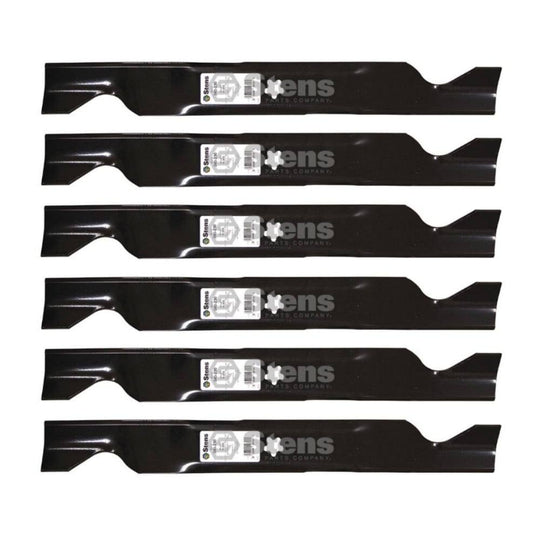 Stens Genuine Part 340 - 230 Hi - Lift Blade Pack of 6 - SLE Equipment - 1