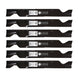 Stens Genuine Part 340 - 230 Hi - Lift Blade Pack of 6 - SLE Equipment - 1