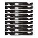 Stens Genuine Part 340 - 230 Hi - Lift Blade Pack of 9 - SLE Equipment - 1