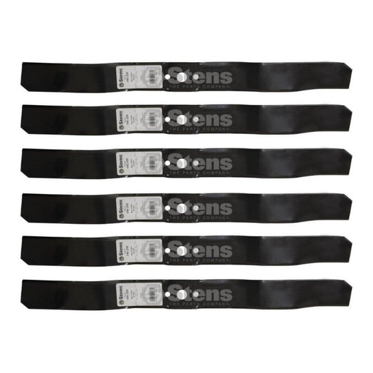 Stens Genuine Part 340 - 256 Mulching Blade Pack of 6 - SLE Equipment - 1