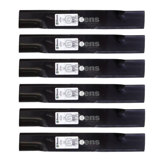 Stens Genuine Part 340 - 400 Hi - Lift Blade Pack of 6 - SLE Equipment - 2