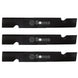 Stens Genuine Part 340 - 878 Notched Air - Lift Blade Pack of 3 - SLE Equipment - 2