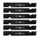 Stens Genuine Part 340 - 878 Notched Air - Lift Blade Pack of 6 - SLE Equipment - 2