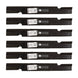 Stens Genuine Part 340 - 882 Notched Air - Lift Blade Pack of 6 - SLE Equipment - 2
