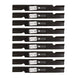 Stens Genuine Part 340 - 882 Notched Air - Lift Blade Pack of 9 - SLE Equipment - 1