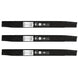 Stens Genuine Part 345 - 102 Hi - Lift Blade Pack of 3 - SLE Equipment - 1