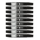 Stens Genuine Part 345 - 106 Hi - Lift Blade Pack of 9 - SLE Equipment - 1