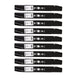 Stens Genuine Part 345 - 231 Medium - Lift Blade Pack of 9 - SLE Equipment - 1