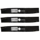 Stens Genuine Part 345 - 235 Hi - Lift Blade Pack of 3 - SLE Equipment - 1