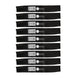 Stens Genuine Part 345 - 235 Hi - Lift Blade Pack of 9 - SLE Equipment - 1