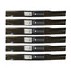 Stens Genuine Part 345 - 400 Combination Blade Pack of 6 - SLE Equipment - 1