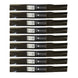 Stens Genuine Part 345 - 400 Combination Blade Pack of 9 - SLE Equipment - 1