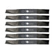 Stens Genuine Part 345 - 411 Hi - Lift Blade Pack of 6 - SLE Equipment - 1
