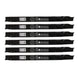 Stens Genuine Part 345 - 413 Hi - Lift Blade Pack of 6 - SLE Equipment - 1