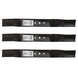 Stens Genuine Part 345 - 429 Rolled air - lift Blade Pack of 3 - SLE Equipment - 2