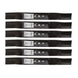 Stens Genuine Part 345 - 429 Rolled air - lift Blade Pack of 6 - SLE Equipment - 2