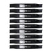 Stens Genuine Part 345 - 447 Hi - Lift Blade Pack of 9 - SLE Equipment - 1
