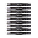 Stens Genuine Part 345 - 496 Medium - Lift Blade Pack of 9 - SLE Equipment - 1