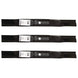 Stens Genuine Part 345 - 777 Mulching Blade Pack of 3 - SLE Equipment - 1
