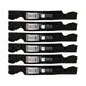 Stens Genuine Part 350 - 203 Hi - Lift Blade Pack of 6 - SLE Equipment - 2