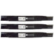 Stens Genuine Part 350 - 227 Medium - Lift Blade Pack of 3 - SLE Equipment - 2