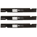 Stens Genuine Part 350 - 450 Notched Hi - Lift Blade Pack of 3 - SLE Equipment - 2