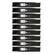 Stens Genuine Part 350 - 528 Hi - Lift Blade Pack of 9 - SLE Equipment - 1
