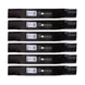Stens Genuine Part 350 - 671 Hi - Lift Blade Pack of 6 - SLE Equipment - 1