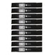 Stens Genuine Part 350 - 683 Low - Lift Blade Pack of 9 - SLE Equipment - 1