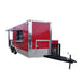 8.5' x 16' Concession Food Trailer Red BBQ Event Catering